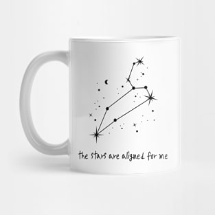 The Stars Are Aligned For Me - Leo - White Mug